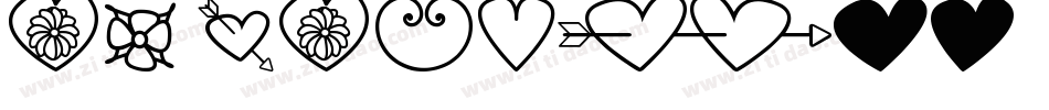 LP Flowers 1字体转换